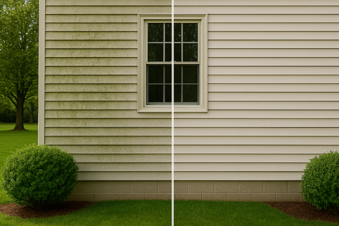 Number One Siding Cleaning Performed in North Royalton, Ohio